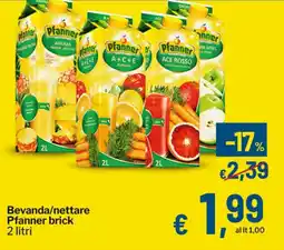 Qui Discount Bevanda/nettare Pfanner brick offerta