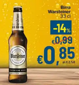 Qui Discount Birra Warsteiner offerta