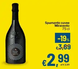 Qui Discount Spumante cuvee Miravento offerta
