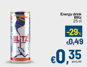 Qui Discount Energy drink Blitz offerta