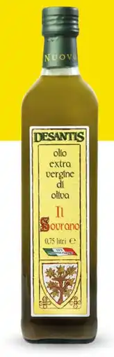 Qui Discount Olio evo II Sovrano De Santis 100% Italiano offerta