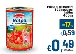 Qui Discount Polpa di pomodoro I Campagnoli lattina offerta