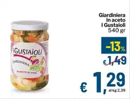 Qui Discount Giardiniera in aceto I Gustaioli offerta