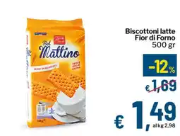Qui Discount Biscottoni latte Fior di Forno offerta