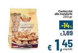 Qui Discount Cantuccini alle mandorle offerta