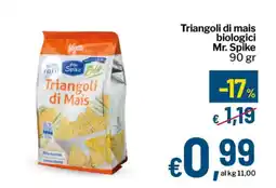 Qui Discount Triangoli di mais biologici Mr. Spike offerta