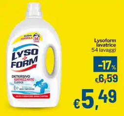Qui Discount Lysoform lavatrice 54 lavaggi offerta