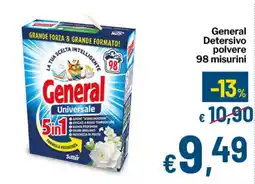 Qui Discount General Detersivo polvere 98 misurini offerta