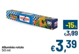 Qui Discount Alluminio rotolo 50 mt offerta