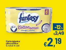 Qui Discount fantasy Carta igienica ultra soffice offerta