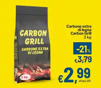 Qui Discount Carbone extra di legna Carbon Grill offerta