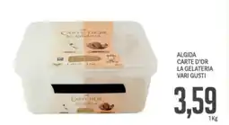 Supermercati Piccolo Algida carte d'or la gelateria vari gusti offerta