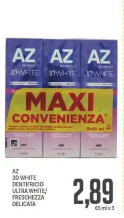 Supermercati Piccolo Az 3d white dentifricio ultra white/ freschezza delicata offerta
