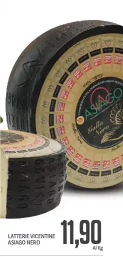 Supermercati Piccolo Latterie vicentine asiago nero offerta