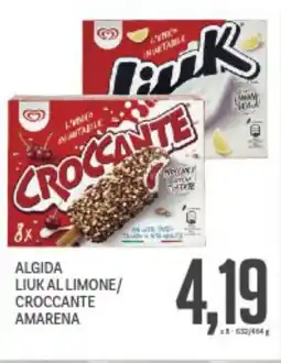 Supermercati Piccolo Algida liuk al limone/ croccante amarena offerta