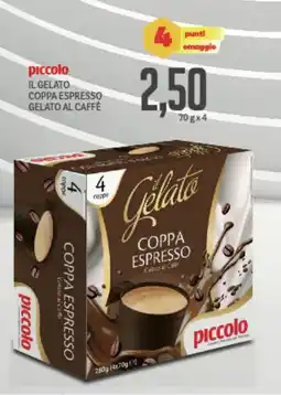 Supermercati Piccolo Piccolo il gelato coppa espresso gelato al caffè offerta