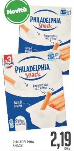 Supermercati Piccolo Philadelphia snack offerta