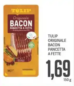 Supermercati Piccolo Tulip originale bacon pancetta a fette offerta