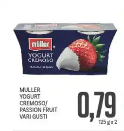 Supermercati Piccolo Muller yogurt cremoso/ passion fruit vari gusti offerta
