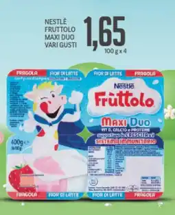 Supermercati Piccolo Nestlé fruttolo maxi duo vari gusti offerta