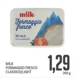 Supermercati Piccolo Milk formaggio fresco classico/light offerta