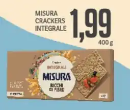 Supermercati Piccolo Misura crackers integrale offerta