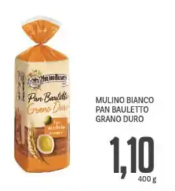 Supermercati Piccolo Mulino bianco pan bauletto grano duro offerta