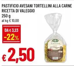 Famila Pastificio avesani tortellini alla carne ricetta di valeggio offerta