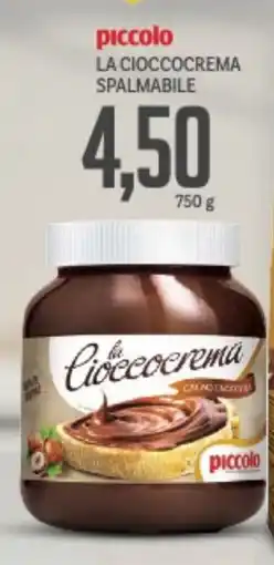 Supermercati Piccolo Piccolo la cioccocrema spalmabile offerta