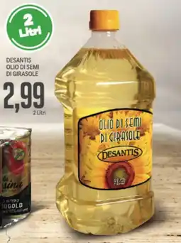Supermercati Piccolo Desantis olio di semi di girasole offerta