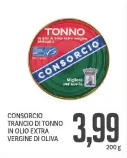 Supermercati Piccolo Consorcio trancio di tonno in olio extra vergine di oliva offerta