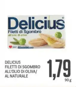 Supermercati Piccolo Delicius filetti di sgombro all'olio di oliva/ al naturale offerta