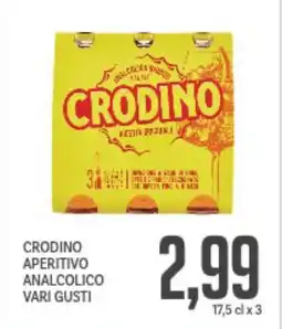 Supermercati Piccolo Crodino aperitivo analcolico vari gusti offerta