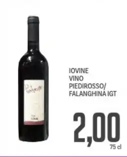 Supermercati Piccolo Iovine vino piedirosso/ falanghina igt offerta