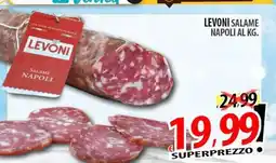 Il Genio Supermercato Levoni salame napoli offerta