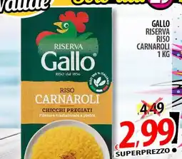 Il Genio Supermercato Gallo riserva riso carnaroli offerta