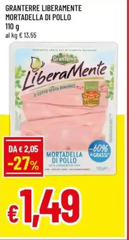Famila Granterre liberamente mortadella di pollo offerta