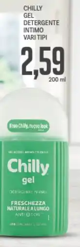 Supermercati Piccolo Chilly gel detergente intimo vari tipi offerta