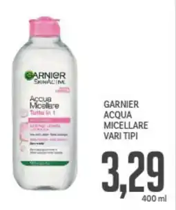 Supermercati Piccolo Garnier acqua micellare vari tipi offerta