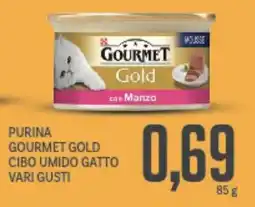 Supermercati Piccolo Purina gourmet gold cibo umido gatto vari gusti offerta