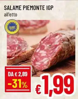 Famila SALAME PIEMONTE IGP offerta