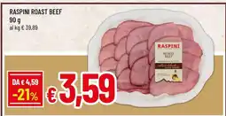 Famila RASPINI ROAST BEEF offerta