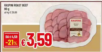 Famila RASPINI ROAST BEEF offerta
