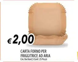 Famila CARTA FORNO PER FRIGGITRICE AD ARIA offerta