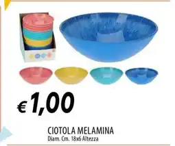 Famila Ciotola Melamina offerta