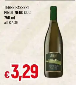 Famila TERRE PASSERI PINOT NERO DOC offerta