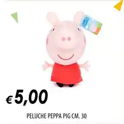 Famila PELUCHE PEPPA PIG CM. 30 offerta