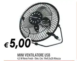 Famila MINI VENTILATORE USB offerta