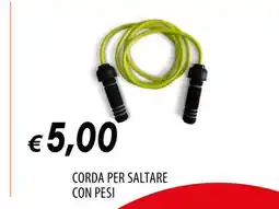 Famila Corda per saltare con pesi offerta
