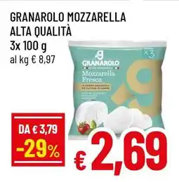 Famila GRANAROLO mozzarella alta qualità offerta